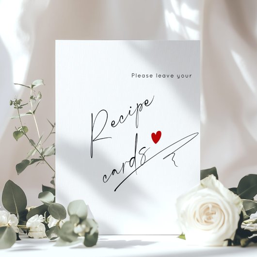 こモダンこ離れのレシピカードのスクリプト ポスター