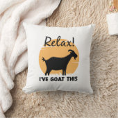 こリラックスこはヤギだ クッション (ブランケット)