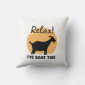 こリラックスこはヤギだ クッション (裏面)