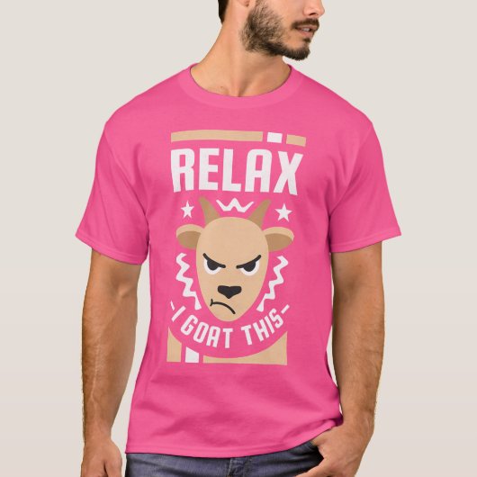 こリラックスこをヤギに Tシャツ (正面)