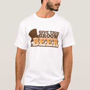 こ与えこの花婿はビールの結結婚婚ビール Tシャツ