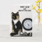 こ保この日を落ち着ける カード (黄色い花)