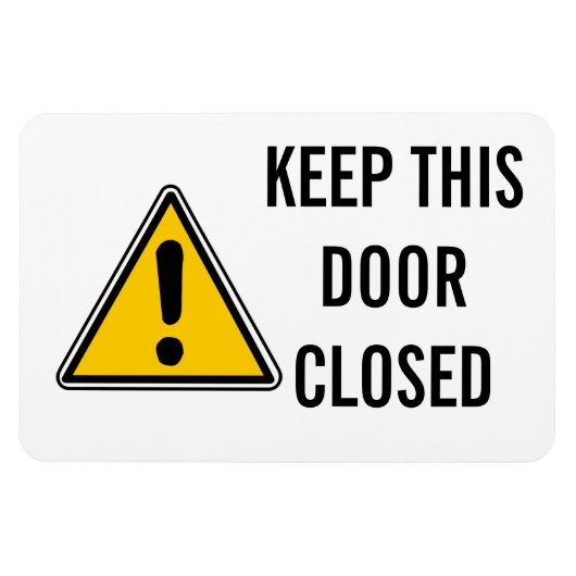 こ保の戸は閉まった マグネット (横)