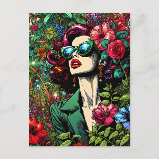 こ保れにTouchしていかわいらしる ポストカード (正面)