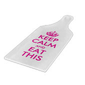 こ保食べこのガラスおもしろいカット盤 カッティングボード (角)