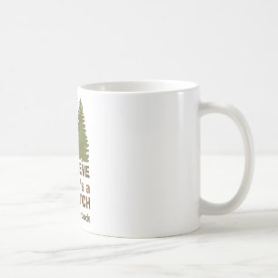 こ信じの森にスクアッチがある コーヒーマグカップ