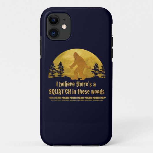 こ信じの森にスクアッチがある Case-Mate iPhoneケース (裏面)