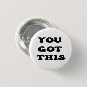 こ得のやる気を起こさせる引用文 缶バッジ (正面&裏面)