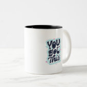 こ得のコやる気を起こさせるーヒー前向きグ ツートーンマグカップ (正面右)