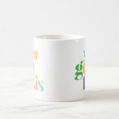 こ得の励カラフルまし感動的は コーヒーマグカップ (中央)