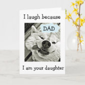 こ得の取引のパパに最高の賛成だ カード (黄色い花)