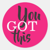 こ得れやる気を起こさせる ラウンドシール (正面)