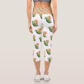 「こ得れ！」 ピーやる気を起こさせるイラストレーション カプリレギンス (裏面)