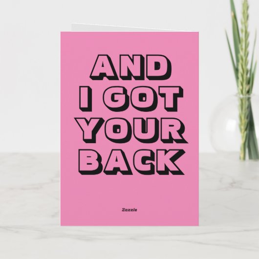 こ得れ！勇気付けられるあいさつパーソナライズされた  カード (裏面)