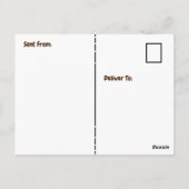 こ恋しく思ここピンクの牡丹は寂しい ポストカード (裏面)