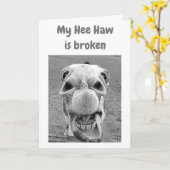 *****こ恋しく思のダンキーに対する壊れたハー カード (黄色い花)