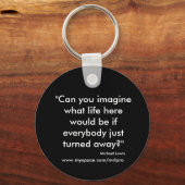 「こ想像この人生はもし... キーホルダー (正面)