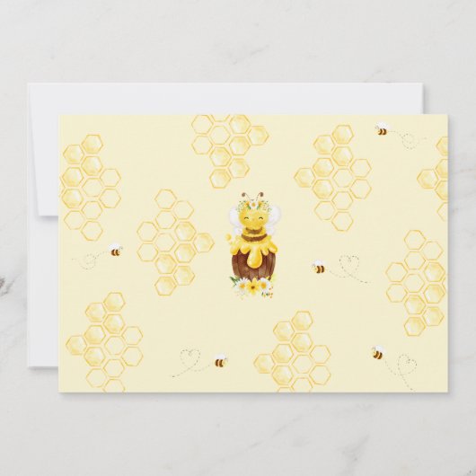 こ感謝していここbee day写真感謝していは 招待状 (裏面)