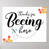 こ感謝していこでパーティー標識を見るために ポスター (正面)