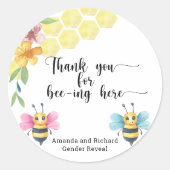 こ感謝していこに来てくれて ラウンドシール (正面)