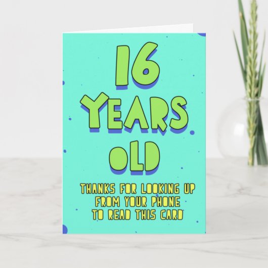 こ感謝していこの為に電話から見上げて読いる カード (正面)