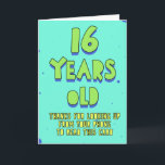 こ感謝していこの為に電話から見上げて読いる カード<br><div class="desc">友おもしろい人や兄弟姉妹の16最高の歳の誕生日の挨拶のカー熱狂するド。パーティー... ズーム時…メッセージの中カスタマイズに：「今は、あなたの両親を運転する代わりに実際に車を運転することができ熱狂するる。</div>