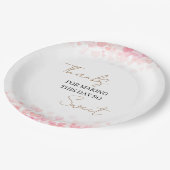 こ感謝していの日をとても甘いミニマル主義者にするために ペーパープレート (アングル)