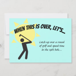 こ救こがゴルフ終わった日 招待状