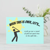 こ救こがゴルフ終わった日 招待状 (スタンド正面)