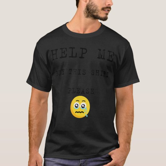 こ救済ここ買こ嬉しい人の気持ち Tシャツ (正面)