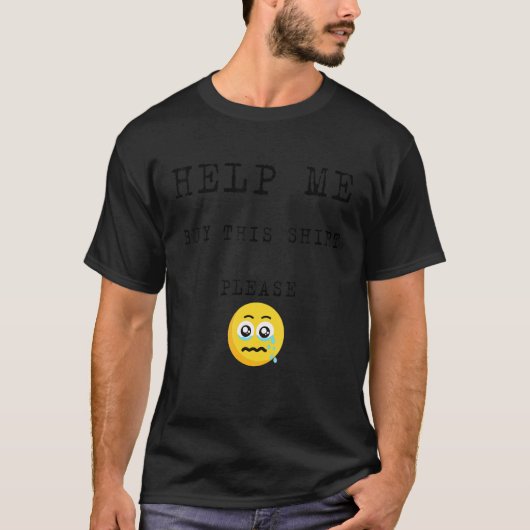 こ救済ここ買こ嬉しい人の気持ち Tシャツ (正面)