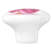 こ日本のけし人形 セラミックノブ (側面)