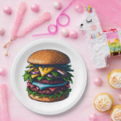 こ最高のこのバーガー ペーパープレート (パーティー)