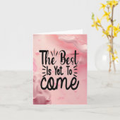 こ最高ののはまだ来無い カード (黄色い花)