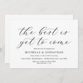 こ最高のの婚約パーティは来まだまだ 招待状 (正面/裏面)