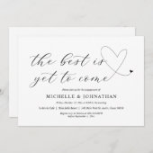 こ最高のの婚約パーティは来まだまだ 招待状 (正面/裏面)