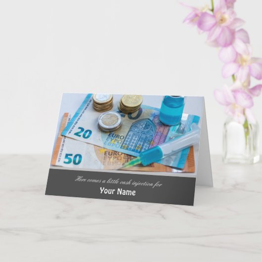 こ来ここに少し現金を! カード (蘭)