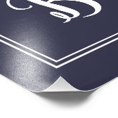 こ来ここの花嫁の結婚サイン海軍アイボリーバラ フォトプリント            (角)