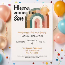 こ来ここはっきりしたの息子レインボー 招待状