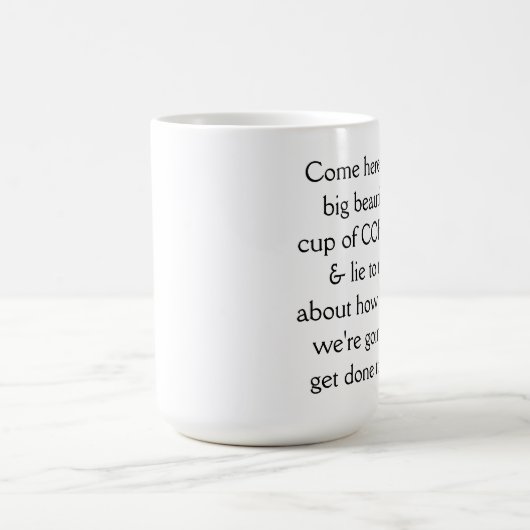 こ来ここ大きな美しいコーヒーのカップ コーヒーマグカップ (中央)