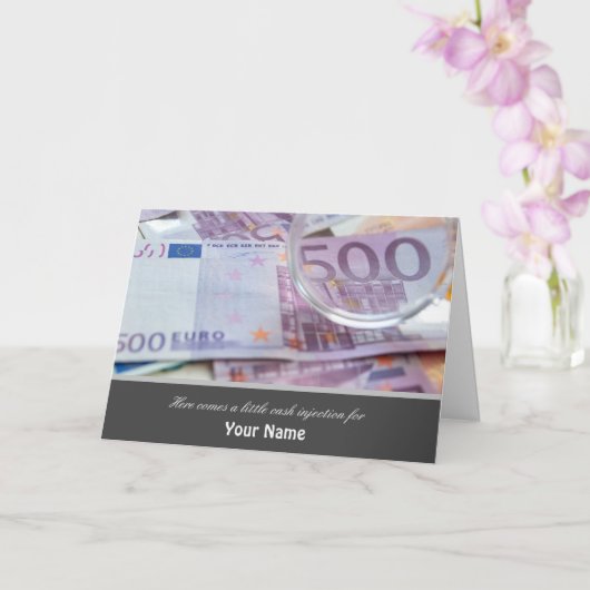 こ来ここ少し現金を入れて！カード カード (蘭)