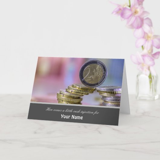 こ来ここ少し現金を入れて！カード カード (蘭)