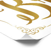 こ来ここ結婚の花嫁の印金ゴールド フォトプリント            (角)