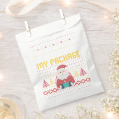 こ来こそら私のドライブウェイ赤い格子窓 フェイバーバッグ (クリップ留めされた状態)