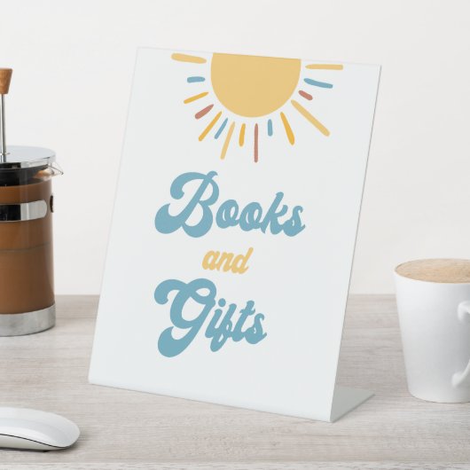 こ来こで息子の本と贈り物のサイン 台座サイン (インサイチュ)