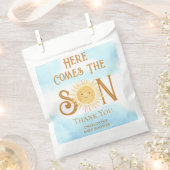 こ来こで息子の男の子のシャワー フェイバーバッグ (クリップ留めされた状態)