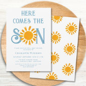 こ来こで息子の男の子のシャワー 招待状