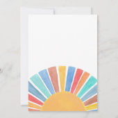 こ来こで息子の男の子のシャワー 招待状 (裏面)