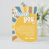 こ来こで息子の赤ちゃん サンキューカード (スタンド正面)