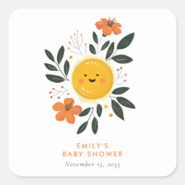 こ来こで息子の赤ちゃん スクエアシール